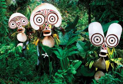 Masques de Papouasie Nouvelle Guinée