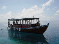 Maldives - Mirihi - Le centre de plongée - Le Dhoni