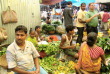 Inde - Vallée du Gange - Le marché au fleurs de Kolkata