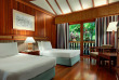 Malaisie - Circuit Batang Ai - Chambre avec lits jumeaux au Batang Ai Longhouse Resort