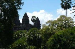 Cambodge - Les abords du temple d'Angkor Wat