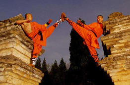 Tour du monde - Chine - Pékin - Moines Shaolins © CNTA