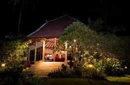 Indonésie - Bali - Candidasa - Lotus Bungalows - Restaurant