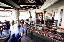 Indonésie - Gili Trawangan - Villa Almarik - Restaurant, petit-déjeuner