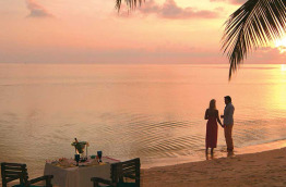 Maldives - Biyadhoo Island Resort - Dîner romantique