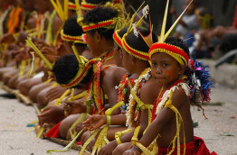 Tour du monde - Micronésie - Yap - Cérémonie traditionelle
