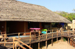 Mozambique - Nanatha - Nuarro Lodge - Restaurant, et centre des activités