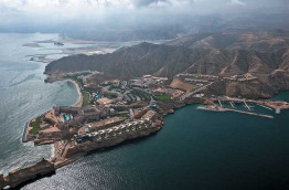 Oman - Muscat - Shangri-La Al Husn Resort & Spa - Vue aérienne de l'ensemble