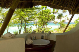 Zanzibar - Ungula Lodge - La salle de bain vue mer