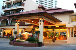 Thailande - Phuket - Karon Sea Sands Resort and Spa - Entrée de l'hôtel