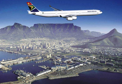 South African Airways - Airbus A340-600 Le cap