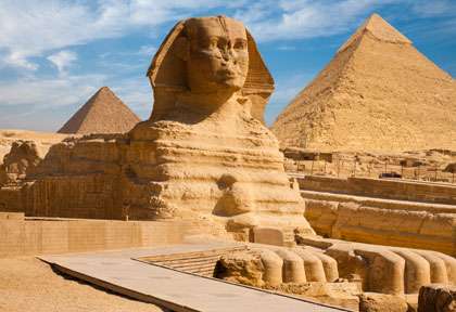 Pyramides de Guizeh au Caire