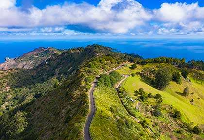 Randonnée à Sainte-Hélène