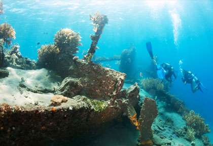 Plongée sur l’épave du US Liberty à Tulamben