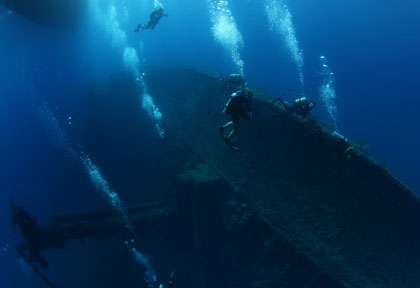 Plongée épave du Faon à Djibouti