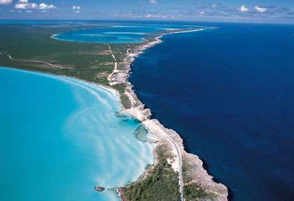 Exuma aux Bahamas