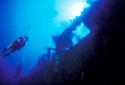Plongée épaves de martinique