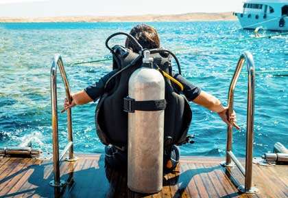 Plongeurs en Egypte