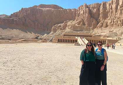 Charlotte en Egypte