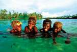 Enfants en Papouasie Nouvelle guinée